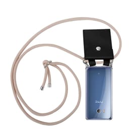 HTC OCEAN / U11 Deksel med Halskjede (rosa)