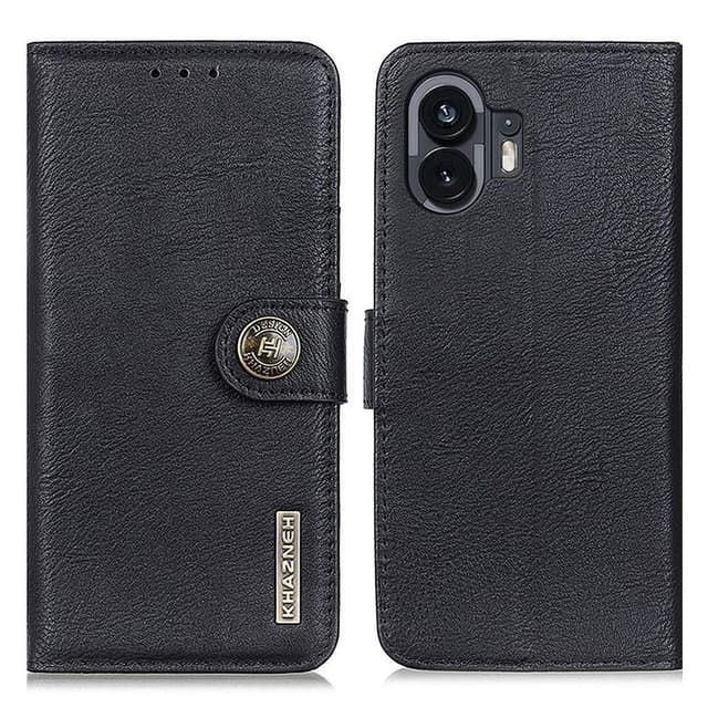 KHAZNEH Nothing phone (2) Plånboksfodral - Svart