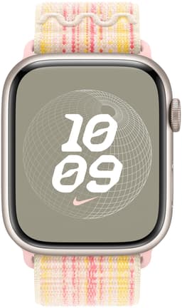 Apple 45mm Nike Sport Loop (Starlight/Pink)