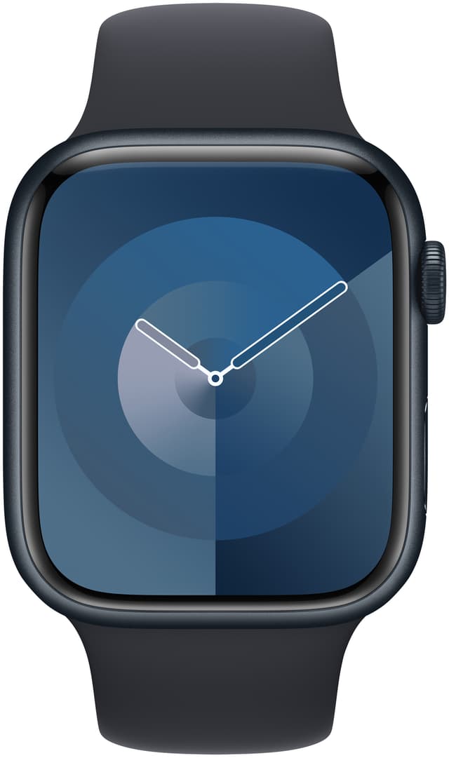Apple 45mm Sportsrem - M/L (midnat)