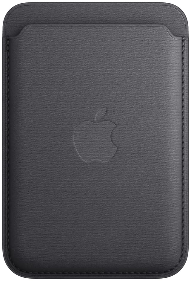 iPhone FineWoven MagSafe lompakko (musta)