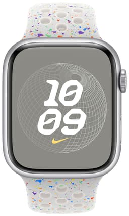 Apple 45mm Nike Sport Band - M/L (Pure Platinum)