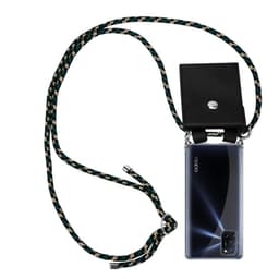 Oppo A92 Skal Fodral Kedja (Brun)