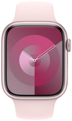 Apple 45mm Sport Band - S/M (lys rosa)