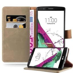 LG G4 / G4 PLUS lommebokdeksel etui (brun)