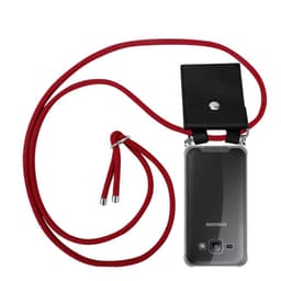 Samsung Galaxy J1 2015 Suojakuori Kotelo (Punainen)