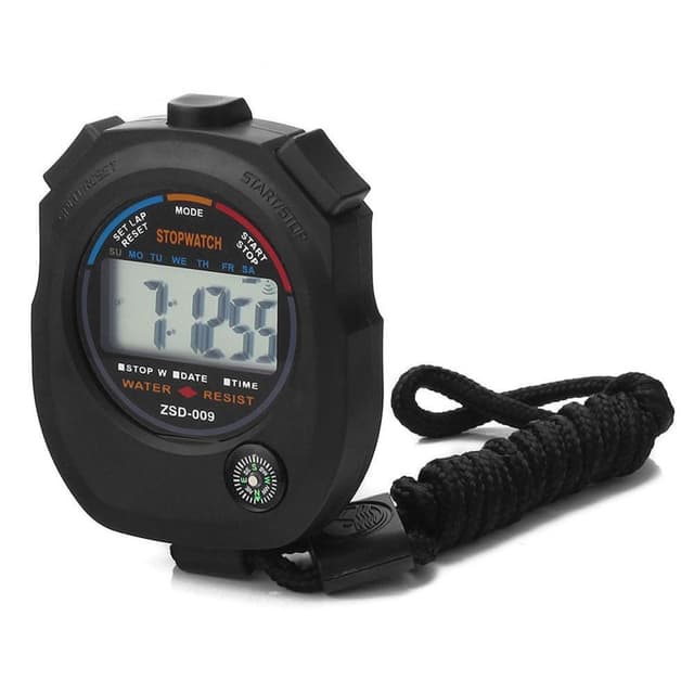 Sport Digital Timer Timer Stoppeklokke LCD-skjerm Svømmeløping
