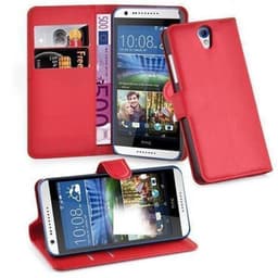 HTC Desire 620 lommebokdeksel etui (rød)