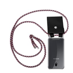 Samsung Galaxy J5 2017 Deksel med Halskjede (rød)