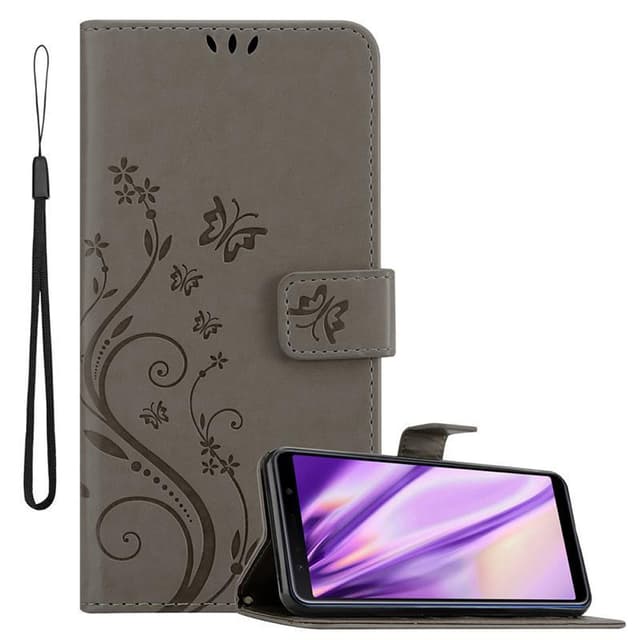Samsung Galaxy A7 2018 Pungetui Cover Case (Grå)