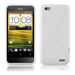 HTC ONE V Deksel Case Cover (hvit)