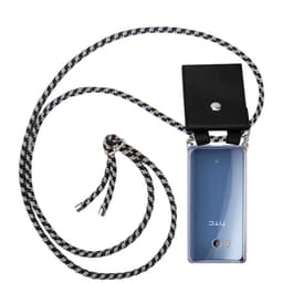 HTC OCEAN / U11 Deksel med Halskjede (blå)