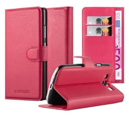 Samsung Galaxy TREND 3 lommebokdeksel etui (rød)