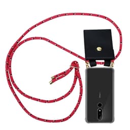 Nokia 5.1 PLUS / X5 deksel med Halskjede (rosa)