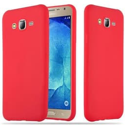 Samsung Galaxy J7 2015 silikondeksel cover (rød)