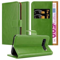 Samsung Galaxy S10 PLUS lommebokdeksel etui (grønn)
