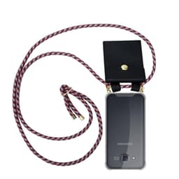 Samsung Galaxy J5 2015 Deksel med Halskjede (rød)