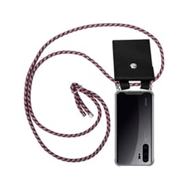 Huawei P30 PRO Etui Cover Kæde (Rød)