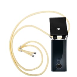 Motorola MOTO G7 / G7 PLUS Deksel med Halskjede (gul)