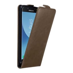 Samsung Galaxy J7 2017 deksel flip cover (brun)