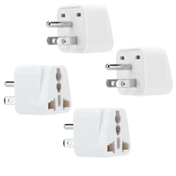 4x Reiseadapter stikkontakter (type b)