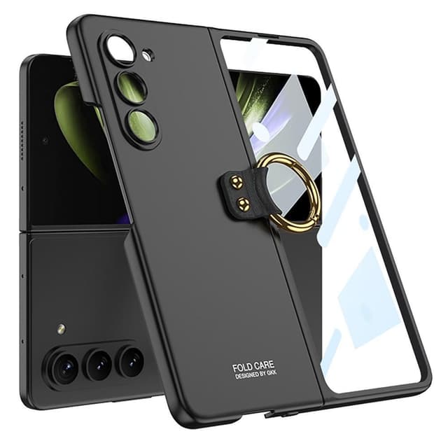 SKALO Samsung Z Fold5 GKK Fold Rengas kuori - Musta