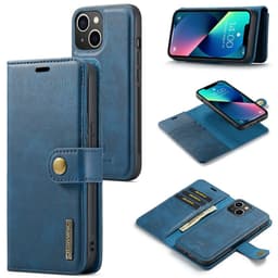 DG MING iPhone 15 2-i-1 Magnet Pungetui - Blå