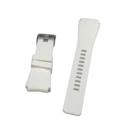 Samsung Galaxy Watch-46 rakt silikonarmband Valkoinen
