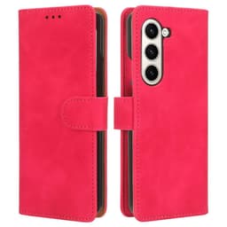 SKALO Samsung Z Fold5 Lompakkokotelo PU-nahkaa - Cerise