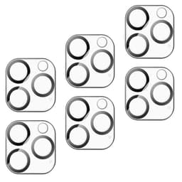 Kamerabeskyttelse linsedeksel herdet glass gjennomsiktig 6-pakning iPhone 14 Pro Max