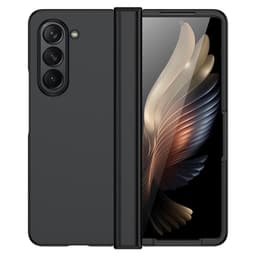 SKALO Samsung Z Fold5 Skin-touch Fold Suojakuori - Musta