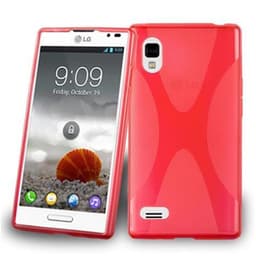LG L9 II Deksel Case Cover (rød)