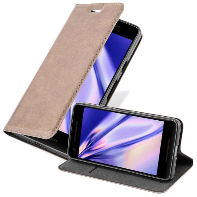 Google PIXEL 2 XL Plånboksfodral Skal (Brun)