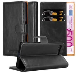 Sony Xperia X COMPACT lommebokdeksel etui (svart)