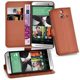 HTC ONE E8 lommebokdeksel etui (brun)