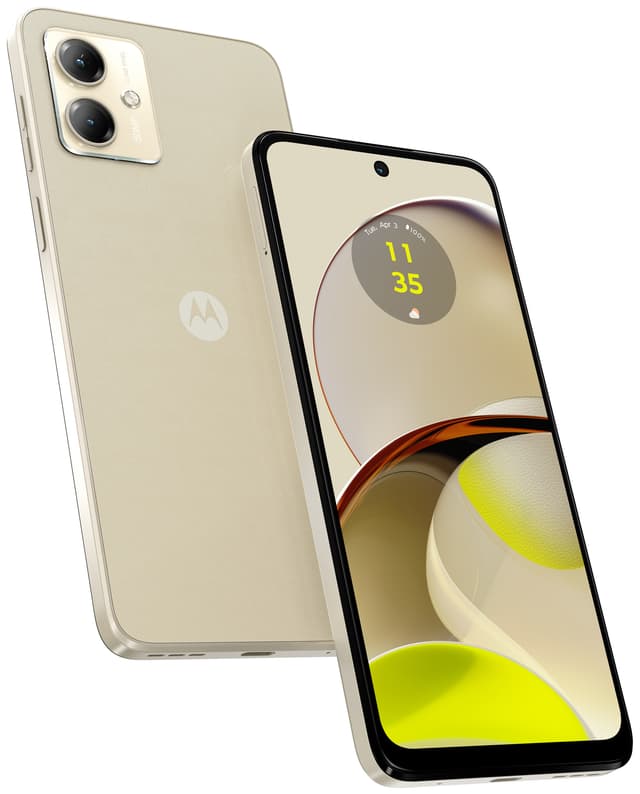 Motorola Moto G14 smarttelefon 4/128GB (beige)