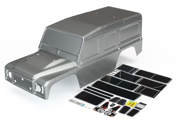 TRX-8011 Body Land Rover Defender Graphite Silver