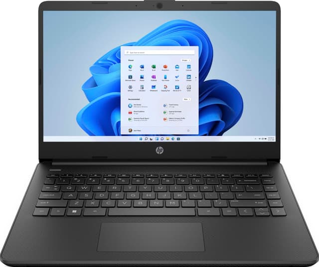 HP Laptop 14s-dq0802no Cel/4/128 14" bærbar PC