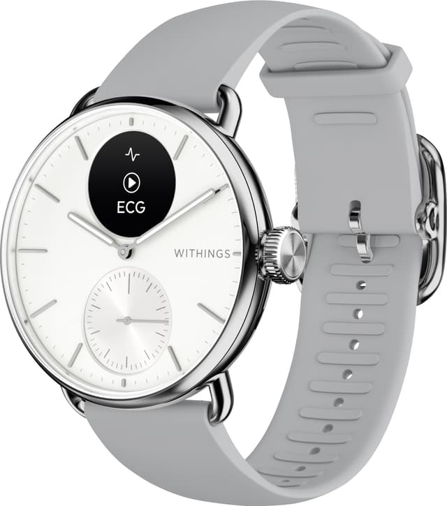 Withings ScanWatch 2 hybrid smartklocka 38 mm (vit)