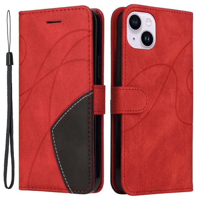 KT Plånboksfodral till iPhone 15 Plus - Röd
