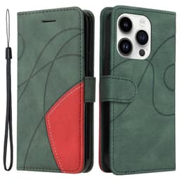 KT Lommebok-deksel til iPhone 15 Pro - Grønn