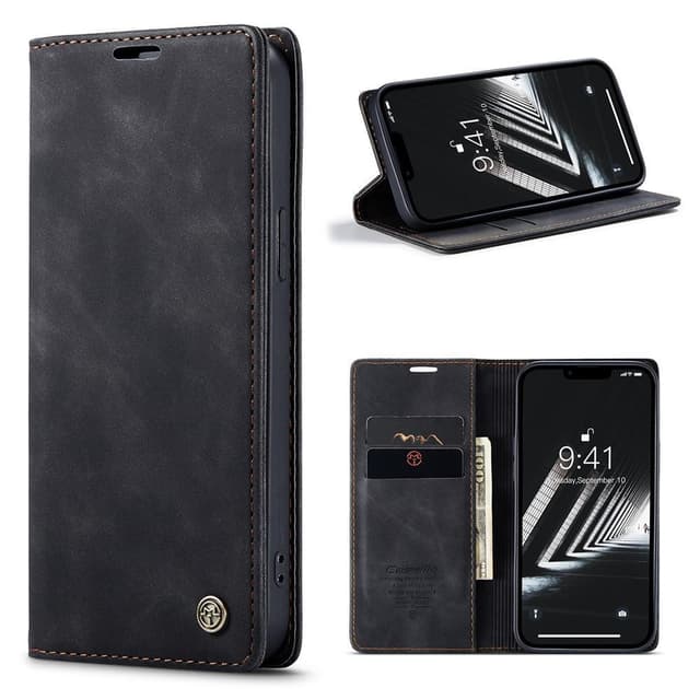 CASEME Plånboksfodral iPhone 15 - Svart