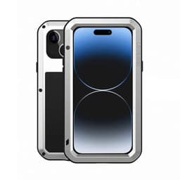 LOVE MEI Powerful skal Apple iPhone 15 Plus - Silver
