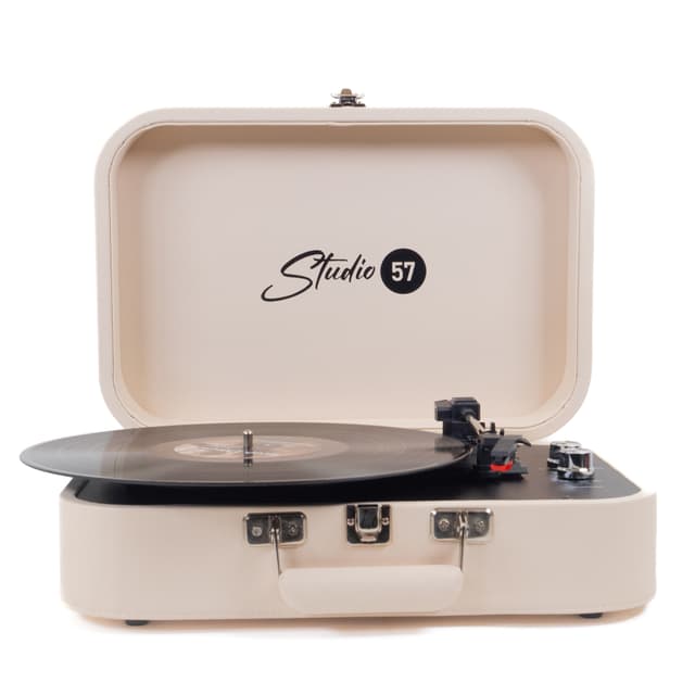 Studio 57 Mellow Pladespiller (Hvid)