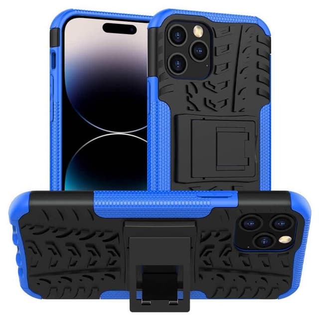 Stødbestandigt cover med stander Apple iPhone 15 Pro Max - Blå