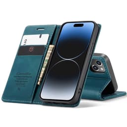 CaseMe Smart Magnet FlipCase Apple iPhone 15 - Blå