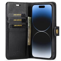 Lommeboketui DG-Ming 2i1 Apple iPhone 15 Plus - Svart