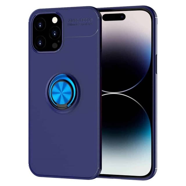 Slim Ring skal Apple iPhone 15 Pro Max - Blå