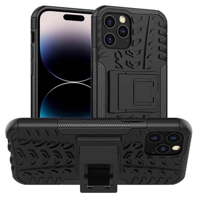 Stødbestandigt cover med stander Apple iPhone 15 Pro Max - Sort