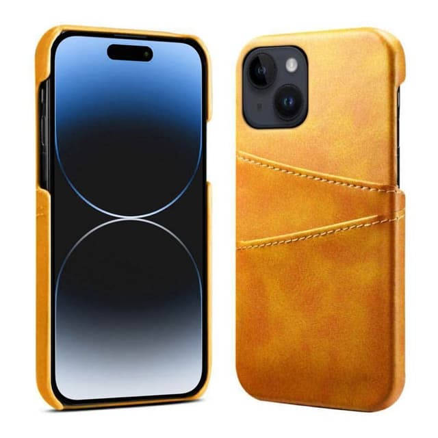 Retro deksel med kort Apple iPhone 15 - Gul